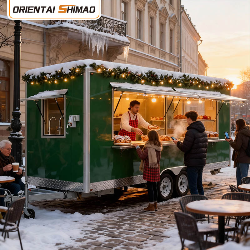 Mobil Bar Yiyecek Römorku